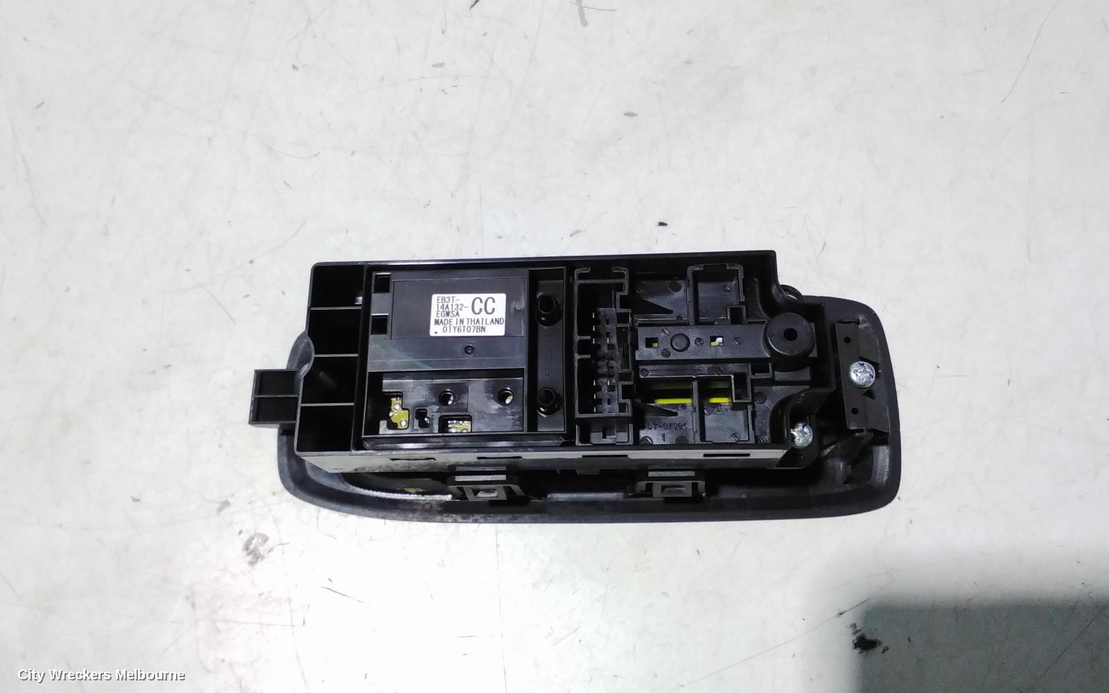 FORD RANGER PWR DR WIND SWITCH, RH FRONT (MASTER SWITCH), 2DR TYPE, PX, 06/2015 - 04/2022