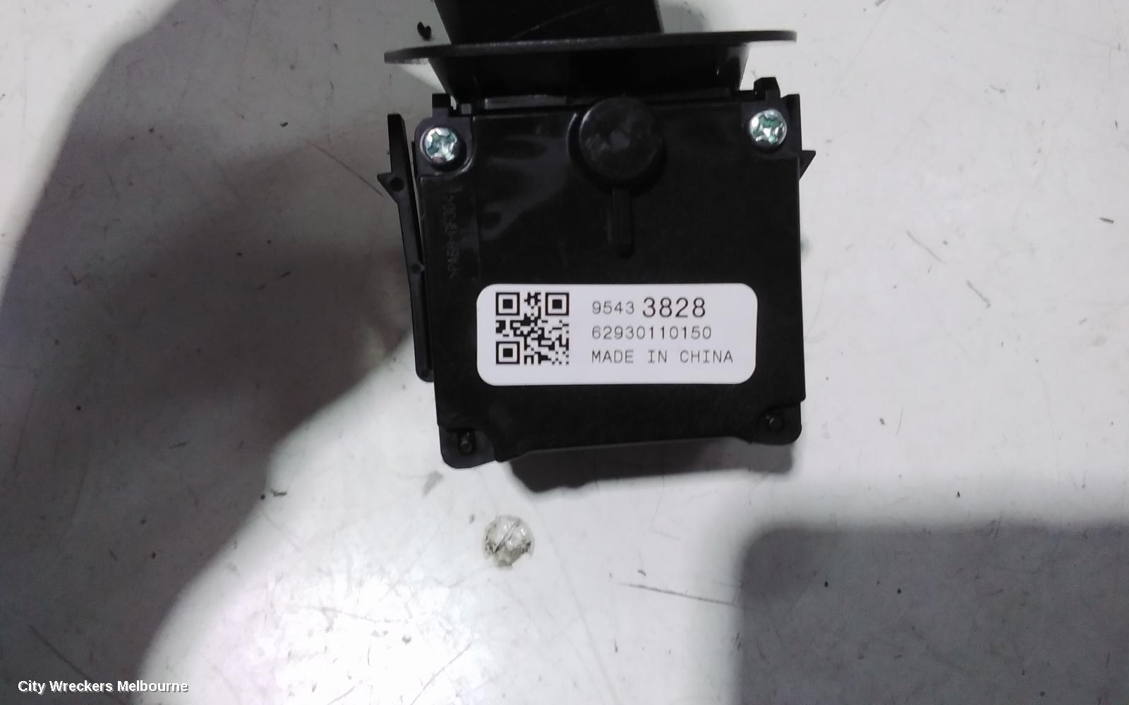 HOLDEN TRAX WIPER SWITCH, TJ, 08/2013 - 12/2020