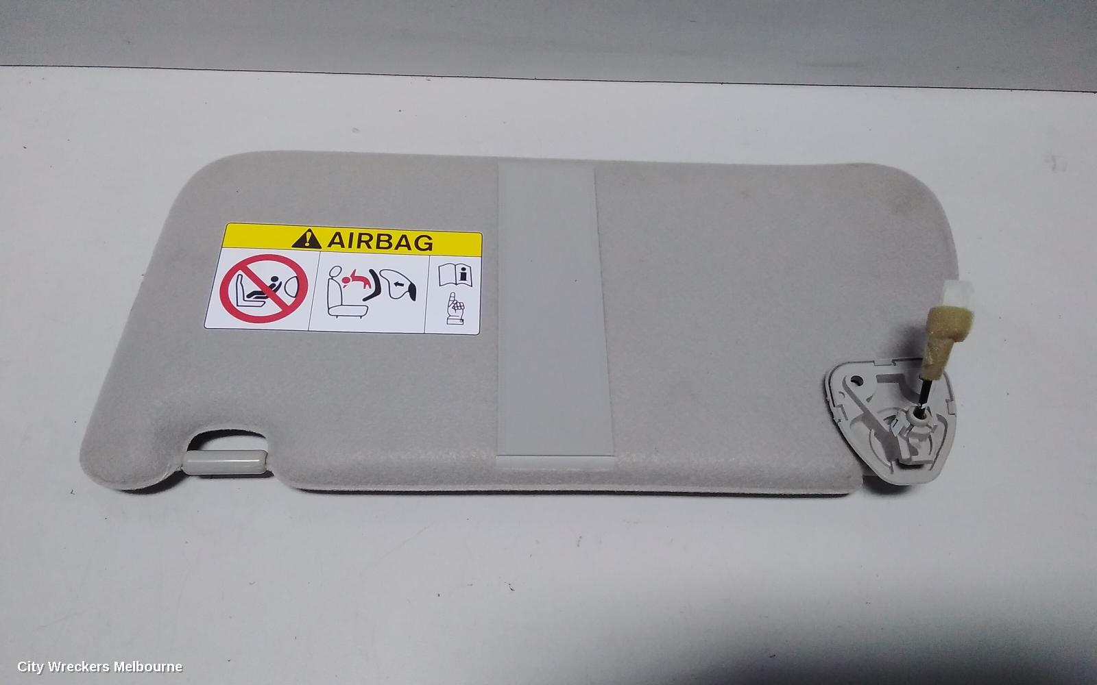 NISSAN NAVARA SUNVISOR, NP300, RH SIDE, CLOTH, BEIGE, W/ MIRROR & COURTESY LIGHT TYPE, 05/2015 ONWARDS