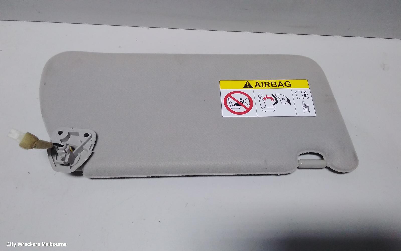 NISSAN NAVARA SUNVISOR, NP300, LH SIDE, CLOTH, BEIGE, W/ MIRROR & COURTESY LIGHT TYPE, 05/2015 ONWARDS