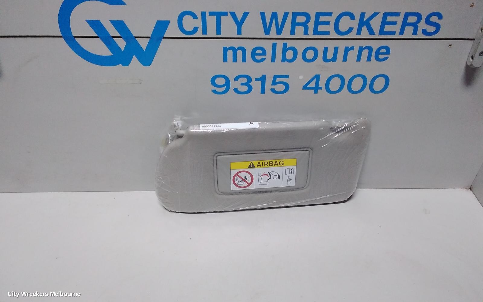 NISSAN NAVARA SUNVISOR, NP300, LH SIDE, CLOTH, BEIGE, W/ MIRROR & COURTESY LIGHT TYPE, 05/2015 ONWARDS