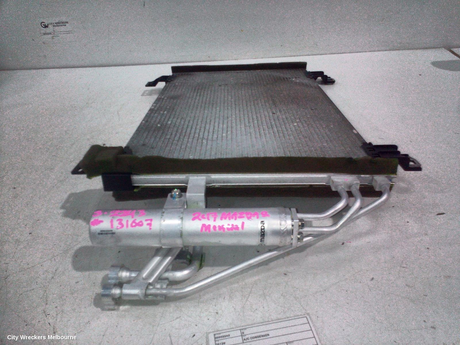 MAZDA 2 A/C CONDENSER, DJ/DL, PETROL, 09/2014 ONWARDS