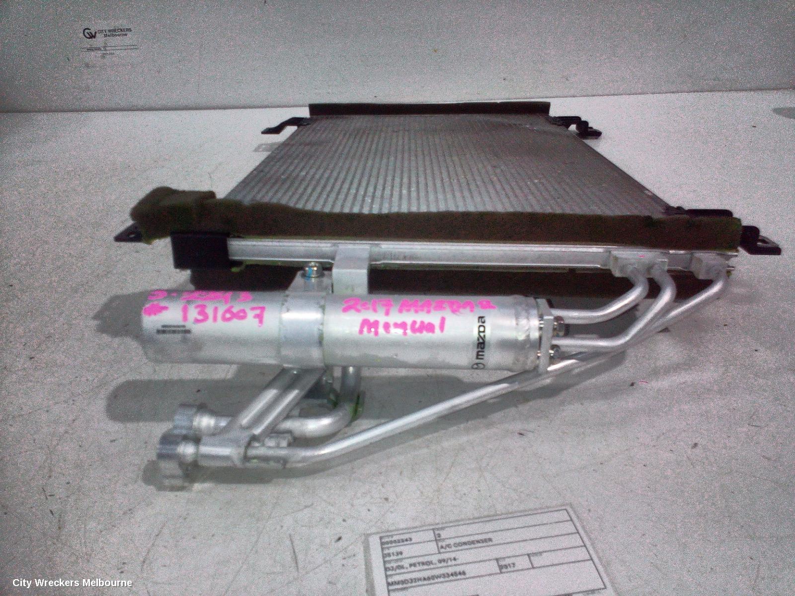 MAZDA 2 A/C CONDENSER, DJ/DL, PETROL, 09/2014 ONWARDS