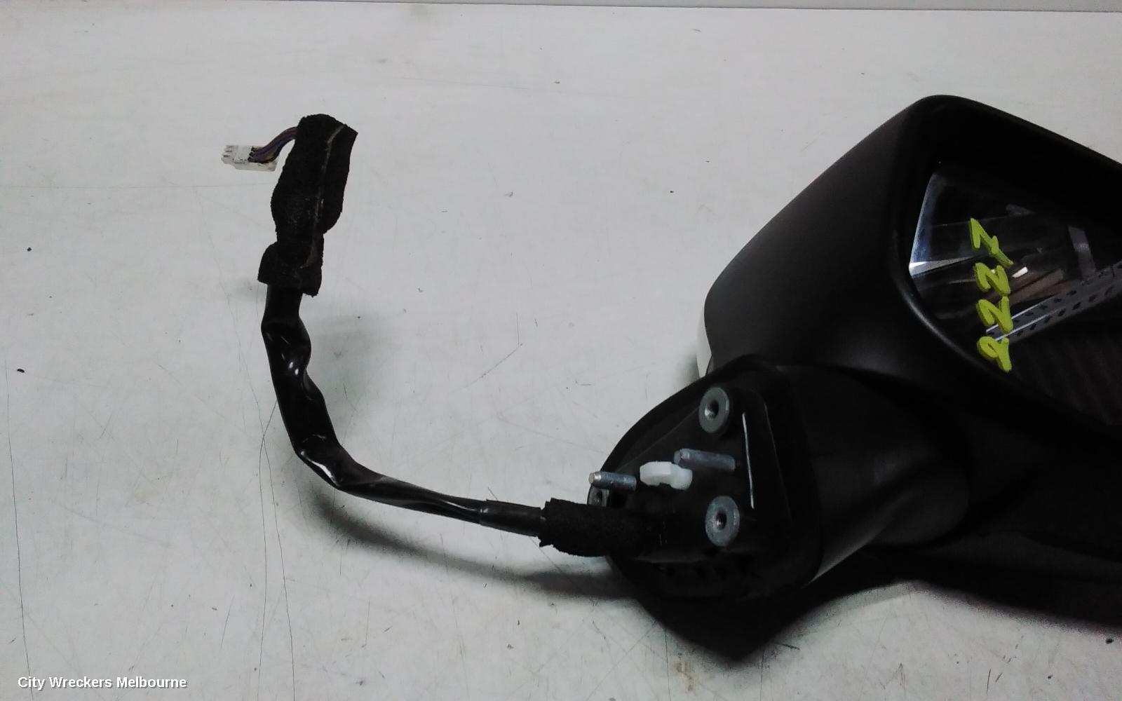 MAZDA 2 RIGHT DOOR MIRROR, DJ/DL, HATCH/SEDAN, POWER FOLD, NON BLIND SPOT TYPE, 01/2017 - 10/2019