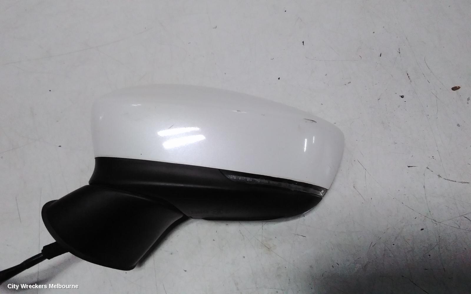 MAZDA 2 LEFT DOOR MIRROR, DJ/DL, HATCH/SEDAN, POWER FOLD, NON BLIND SPOT TYPE, 01/2017 - 10/2019