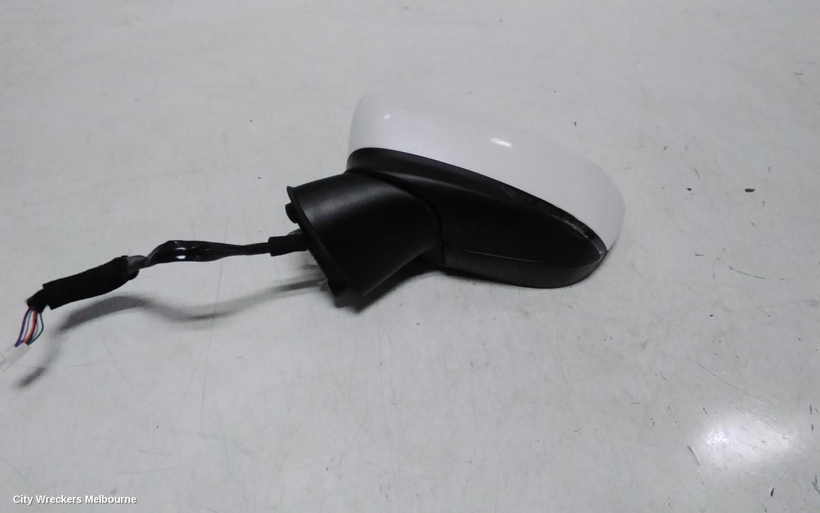 MAZDA 2 LEFT DOOR MIRROR, DJ/DL, HATCH/SEDAN, POWER FOLD, NON BLIND SPOT TYPE, 01/2017 - 10/2019