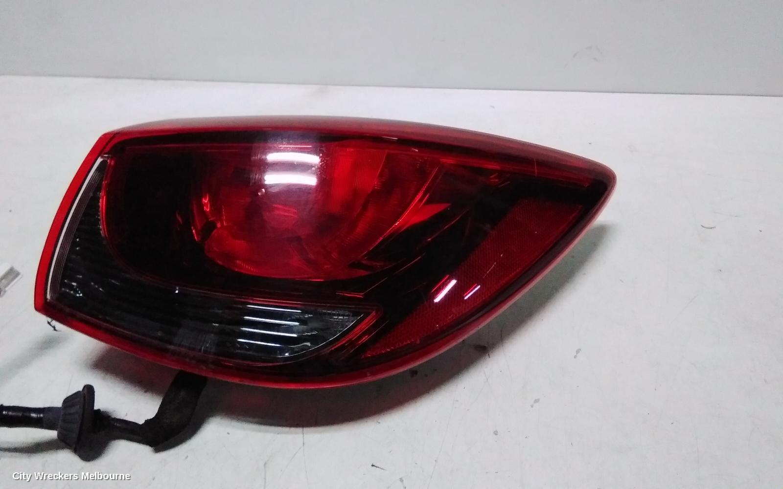 MAZDA 2 RIGHT TAILLIGHT, DJ, HATCH, HALOGEN TYPE, 09/2014 ONWARDS