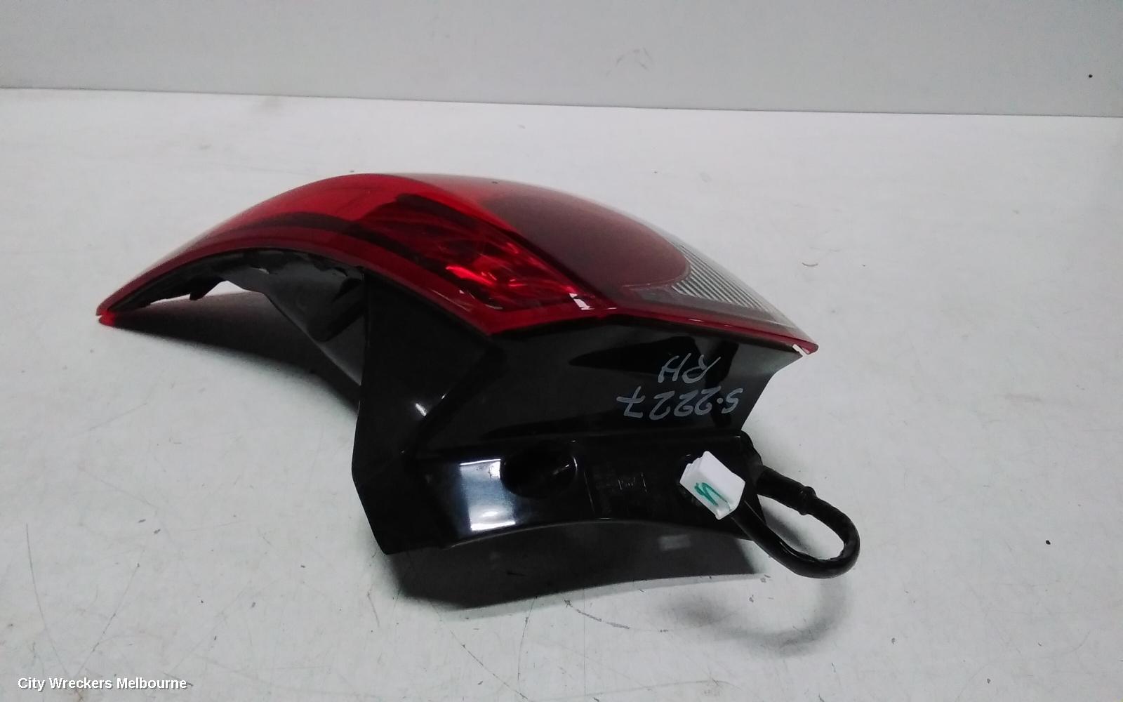 MAZDA 2 RIGHT TAILLIGHT, DJ, HATCH, HALOGEN TYPE, 09/2014 ONWARDS