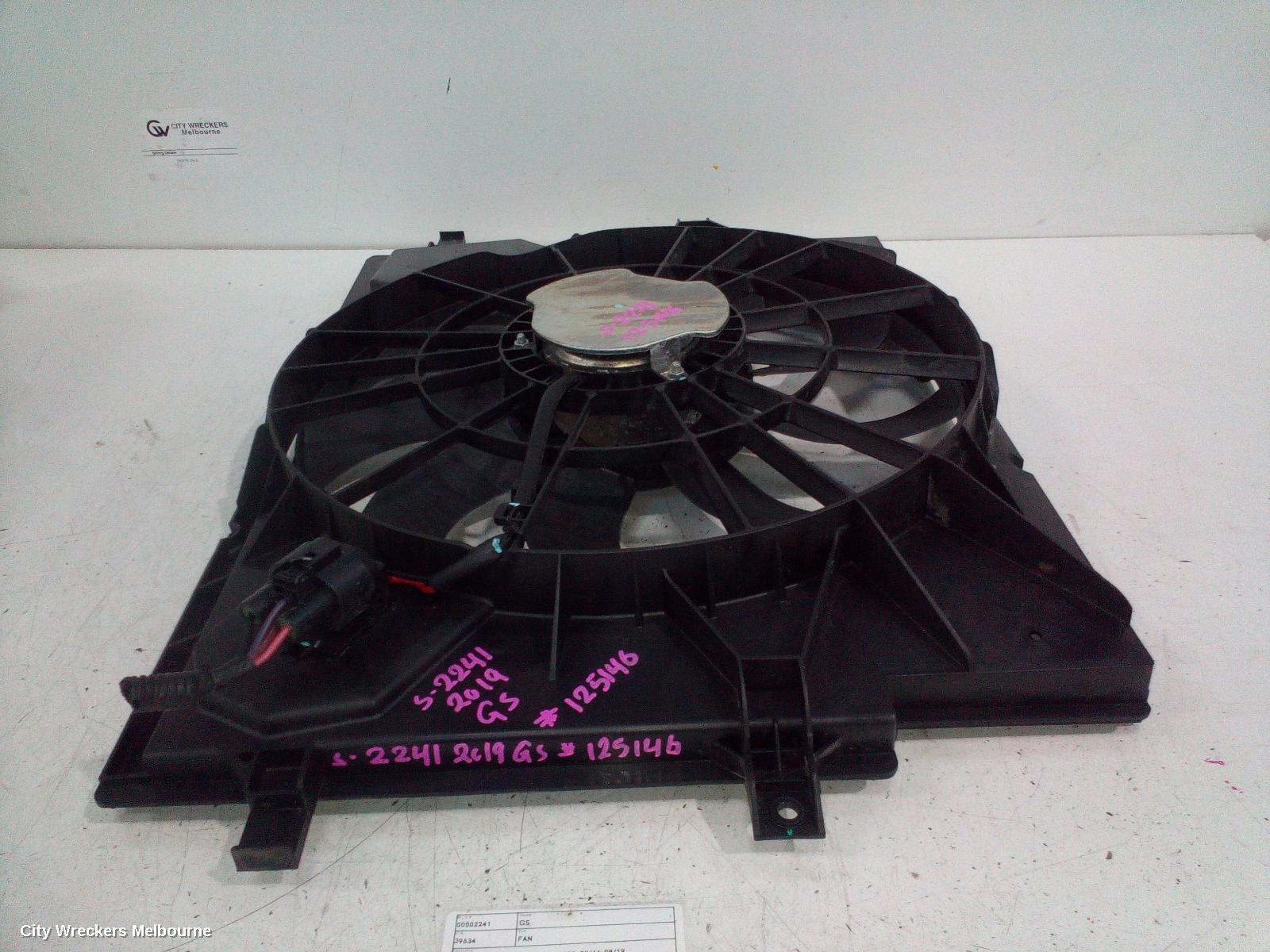 MG GS FAN, RADIATOR FAN, 1.5, PETROL, SAS2, 09/2016 - 08/2019