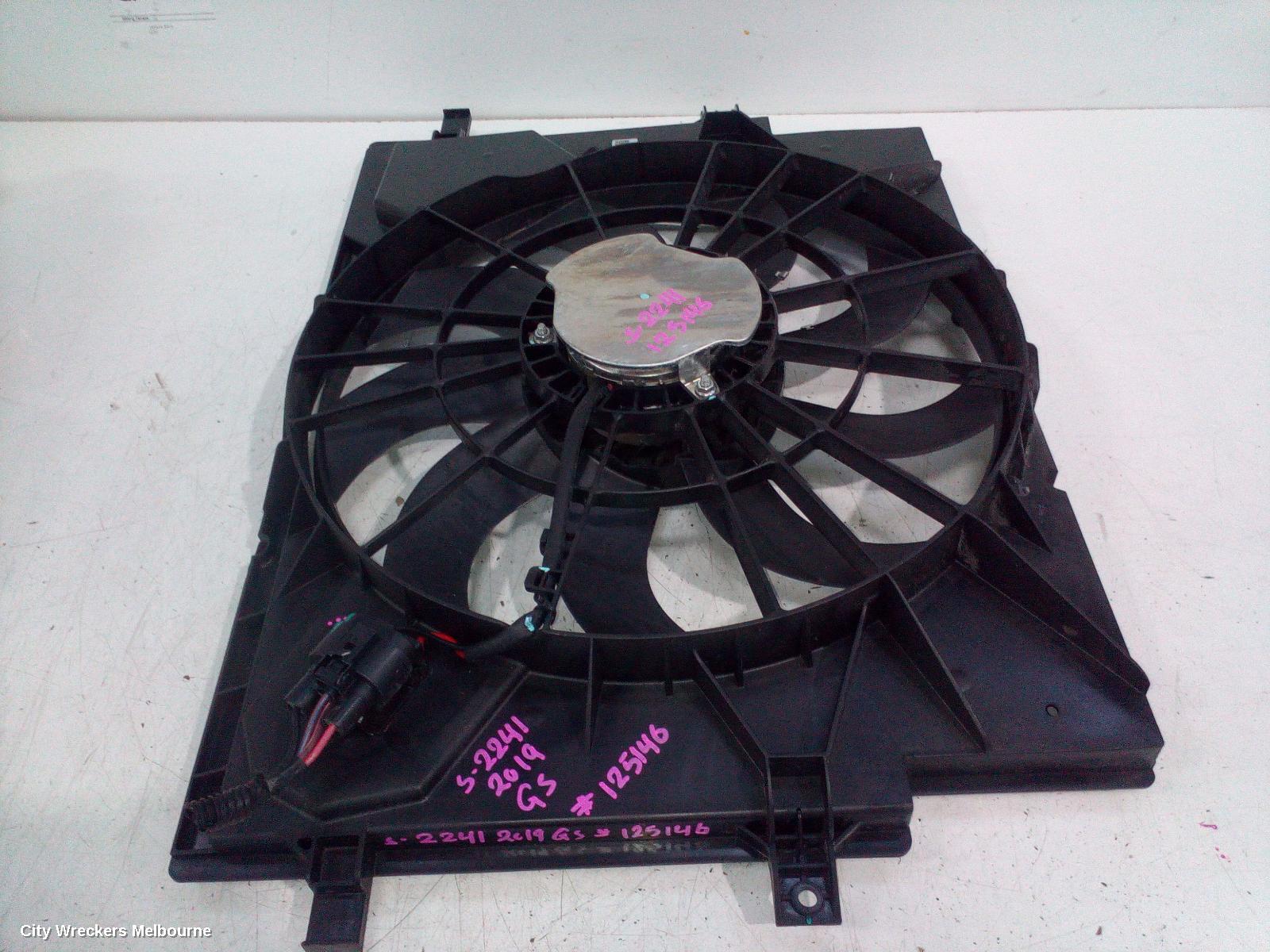 MG GS FAN, RADIATOR FAN, 1.5, PETROL, SAS2, 09/2016 - 08/2019
