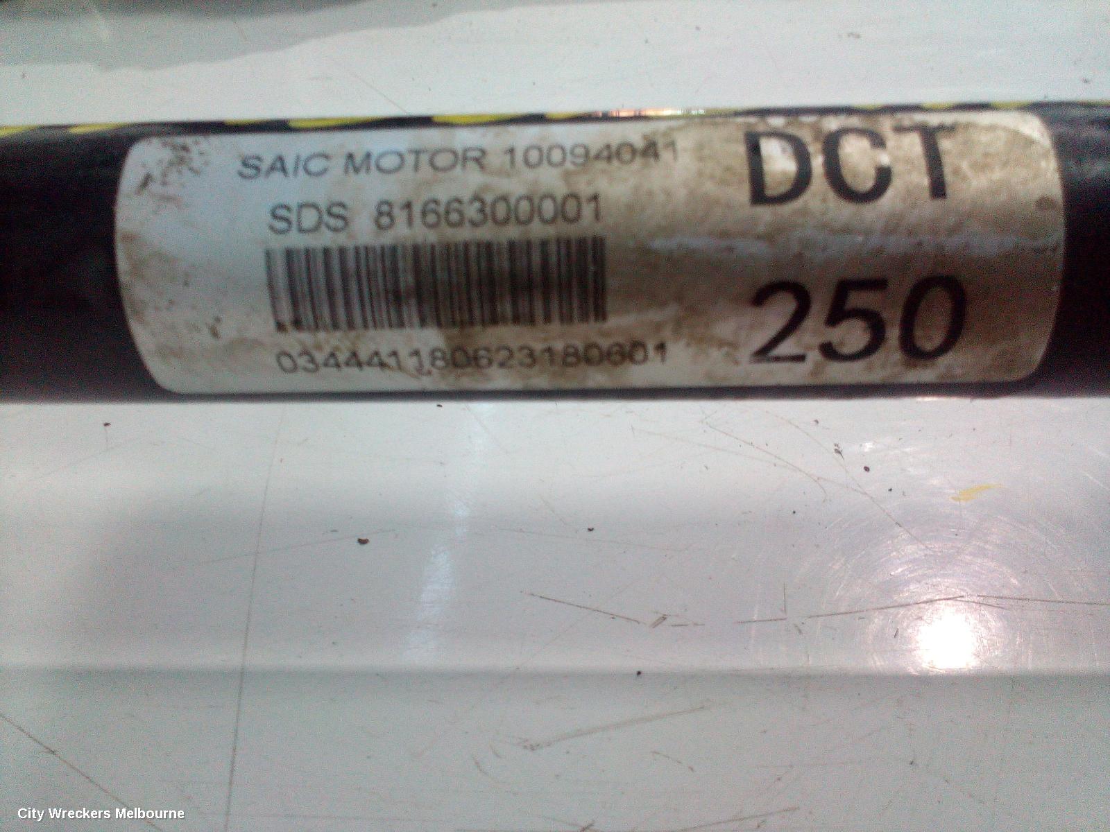 MG GS LEFT DRIVESHAFT, SAS2, 09/2016 - 08/2019