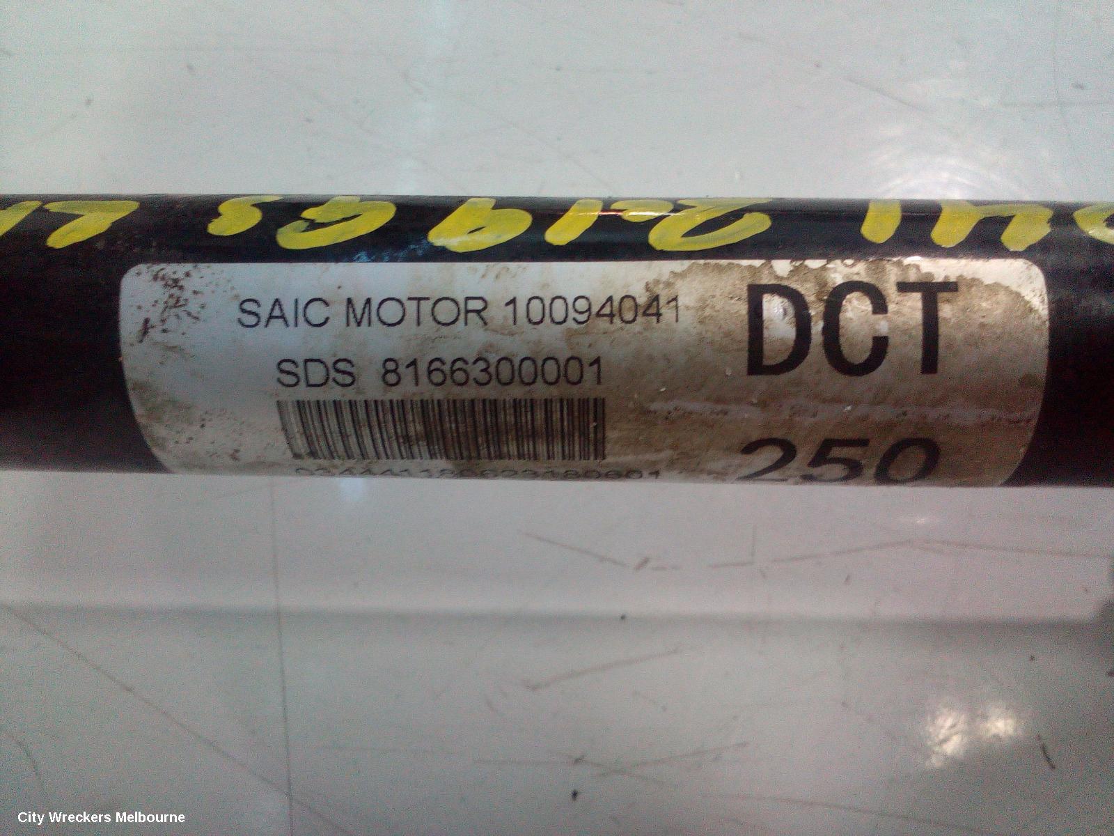 MG GS LEFT DRIVESHAFT, SAS2, 09/2016 - 08/2019