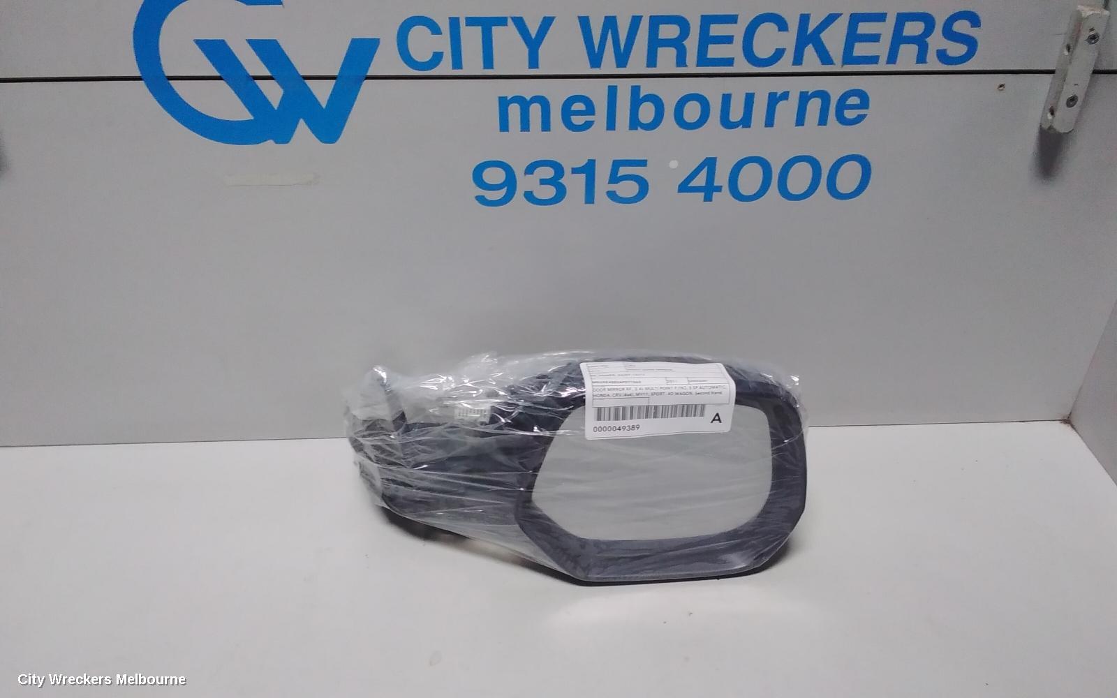HONDA CRV RIGHT DOOR MIRROR, RE, POWER, 03/2007 - 10/2012