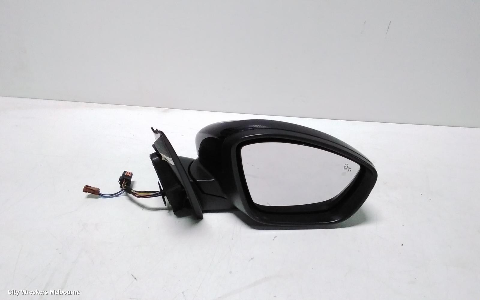 PEUGEOT 308 RIGHT DOOR MIRROR, T9, POWER FOLD, W/ BLINDSPOT TYPE, 10/2014 - 01/2021