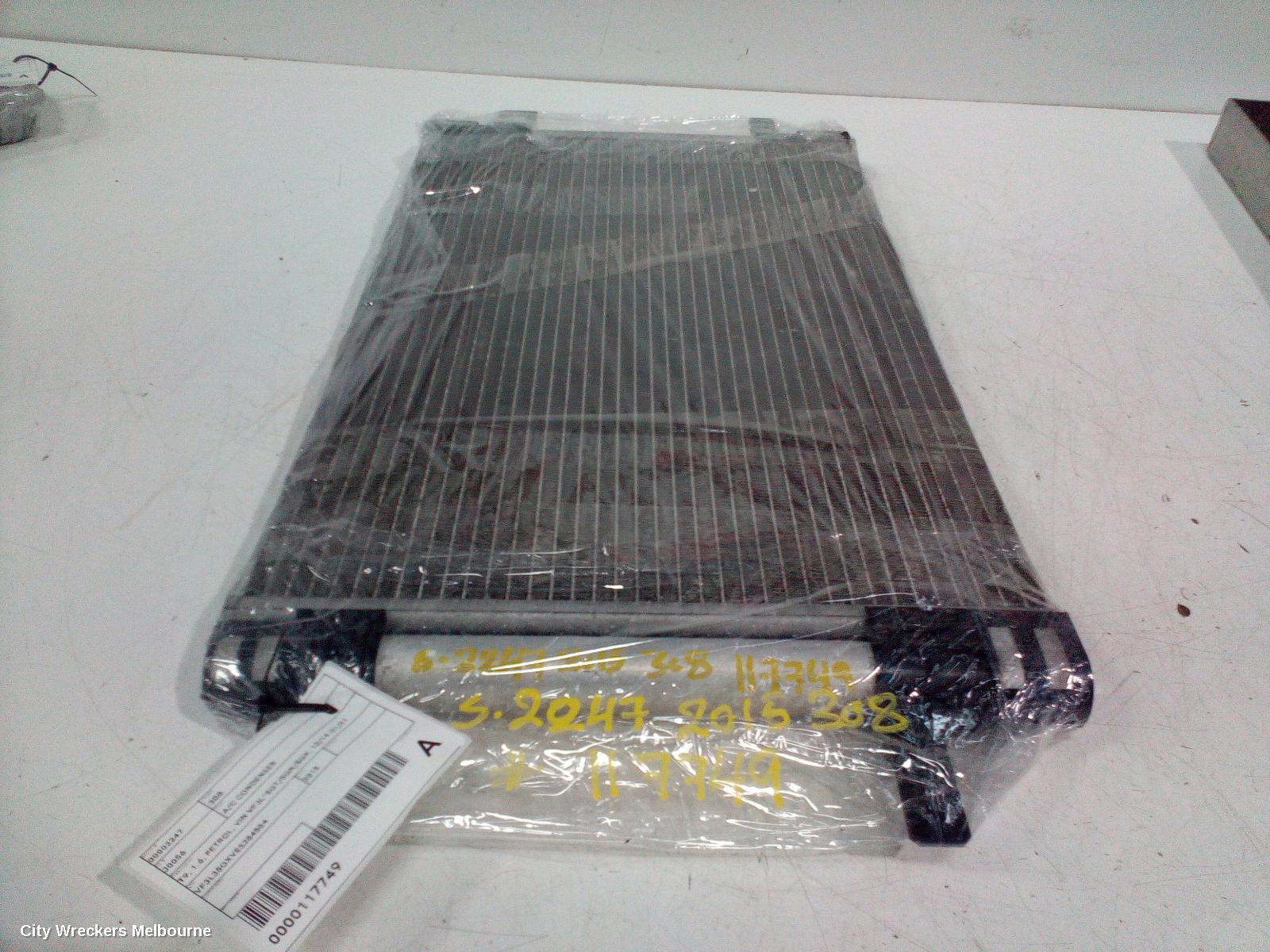 PEUGEOT 308 A/C CONDENSER, T9, 1.6, PETROL, VIN VF3L*5GT/5GN/5GX, 10/2014 - 01/2021