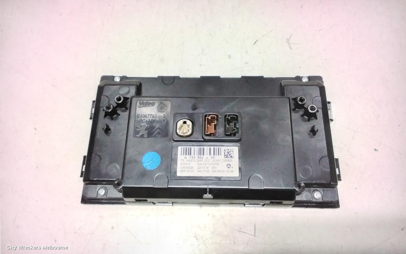 PEUGEOT 308 RADIO/CD/DVD/SAT/TV, NAVIGATION MODULE, T9, 10/2014 - 01/2021