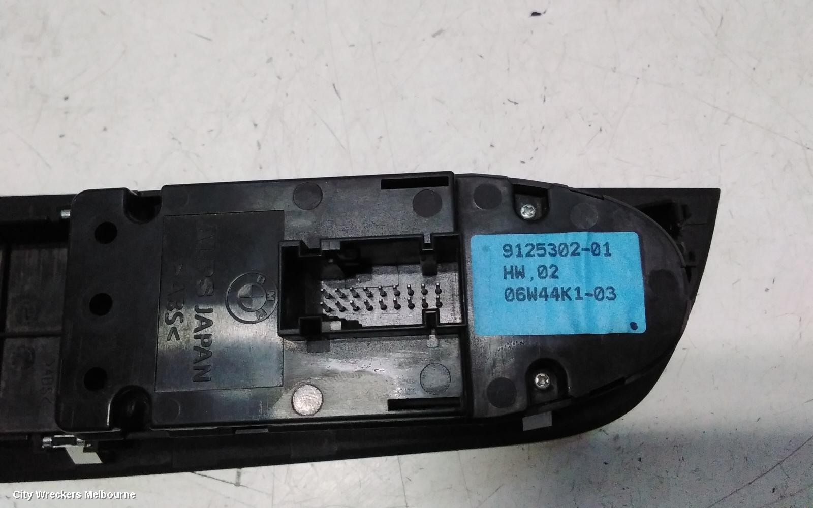 BMW 3 SERIES PWR DR WIND SWITCH, RH FRONT (MASTER SWITCH), E92, COUPE, 08/2006 - 05/2013