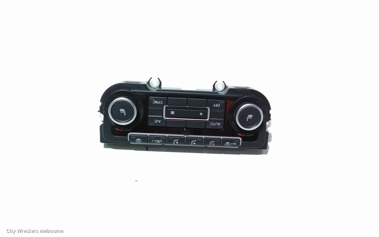 VOLKSWAGEN TIGUAN HEATER/AC CONTROLS, 5N, STANDARD TYPE, W/ SEAT WARMER, 05/2008 - 08/2016
