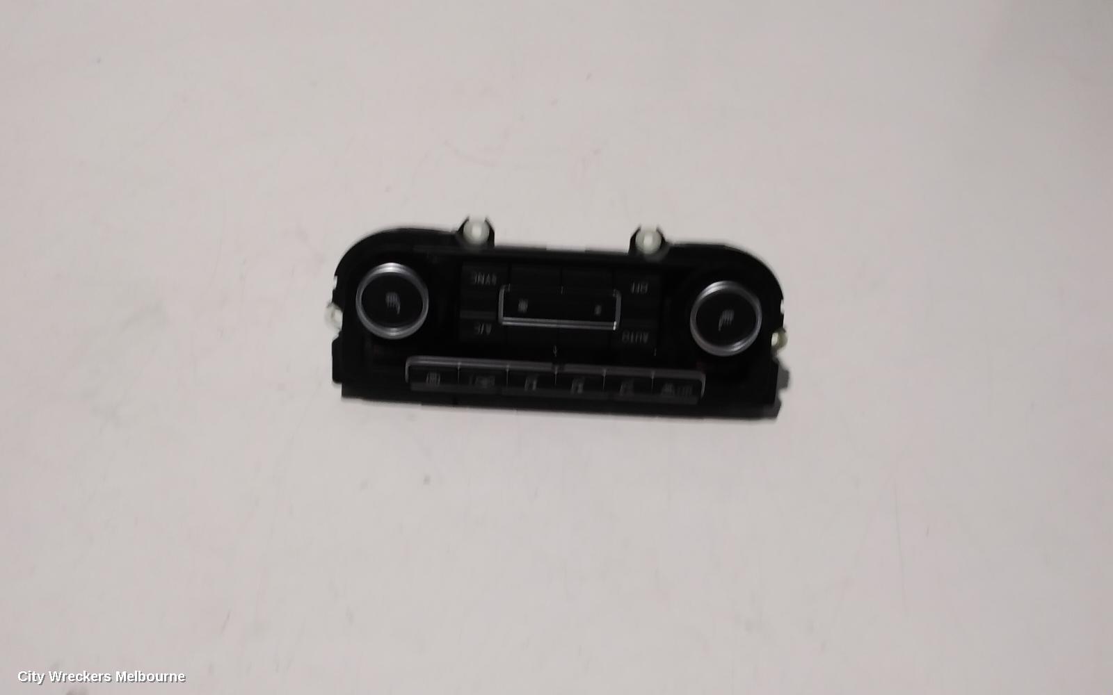VOLKSWAGEN TIGUAN HEATER/AC CONTROLS, 5N, STANDARD TYPE, W/ SEAT WARMER, 05/2008 - 08/2016