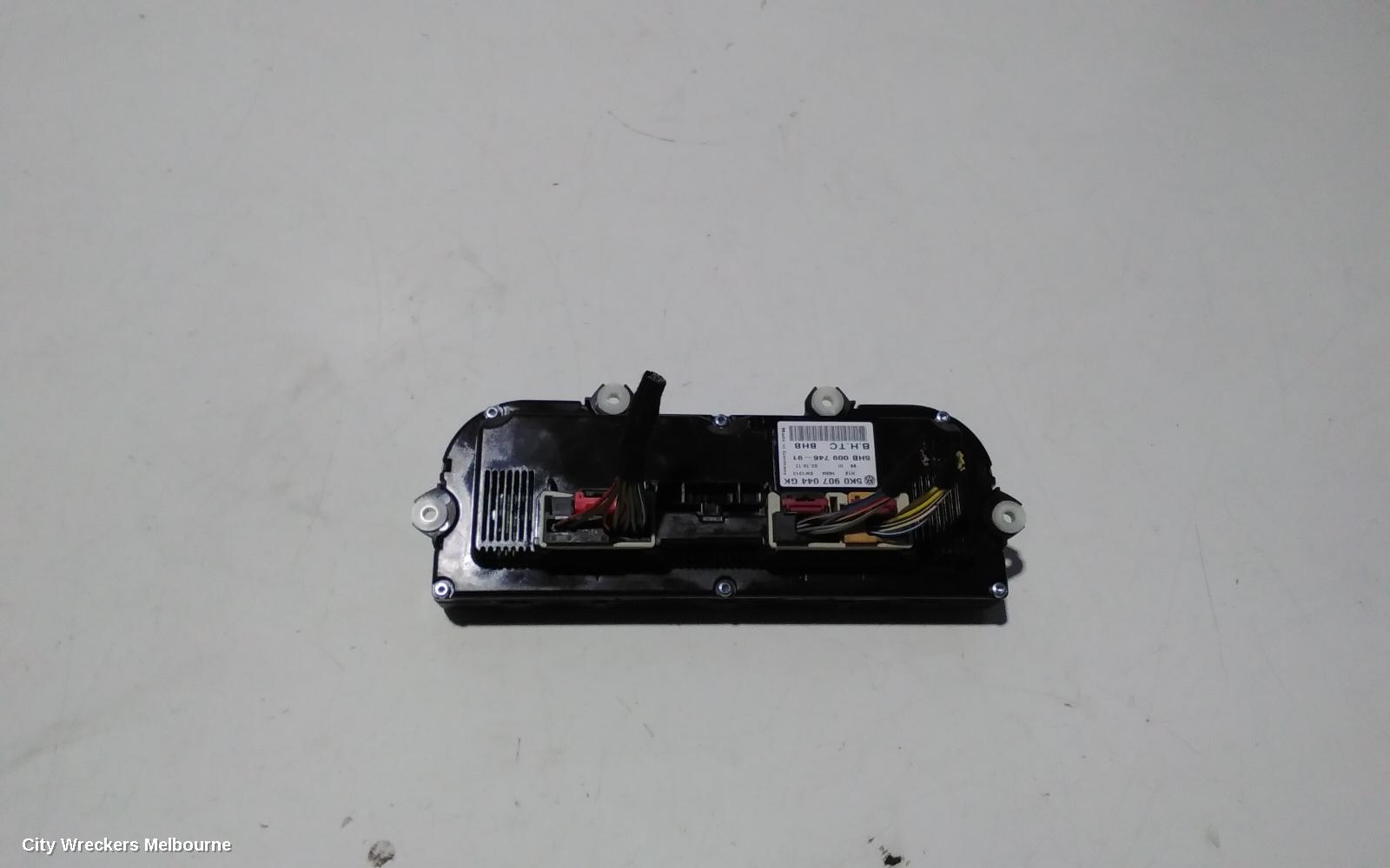 VOLKSWAGEN TIGUAN HEATER/AC CONTROLS, 5N, STANDARD TYPE, W/ SEAT WARMER, 05/2008 - 08/2016