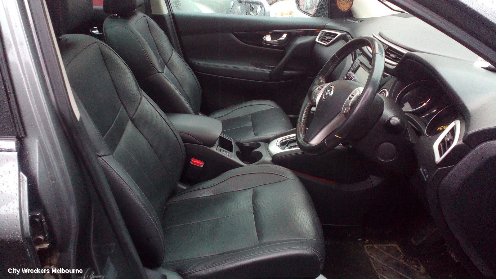 NISSAN QASHQAI FRONT SEAT, LH FRONT, J11, LEATHER, NON ELECT ADJUSTEMNT TYPE, TI/TL, 06/2014 - 07/2021