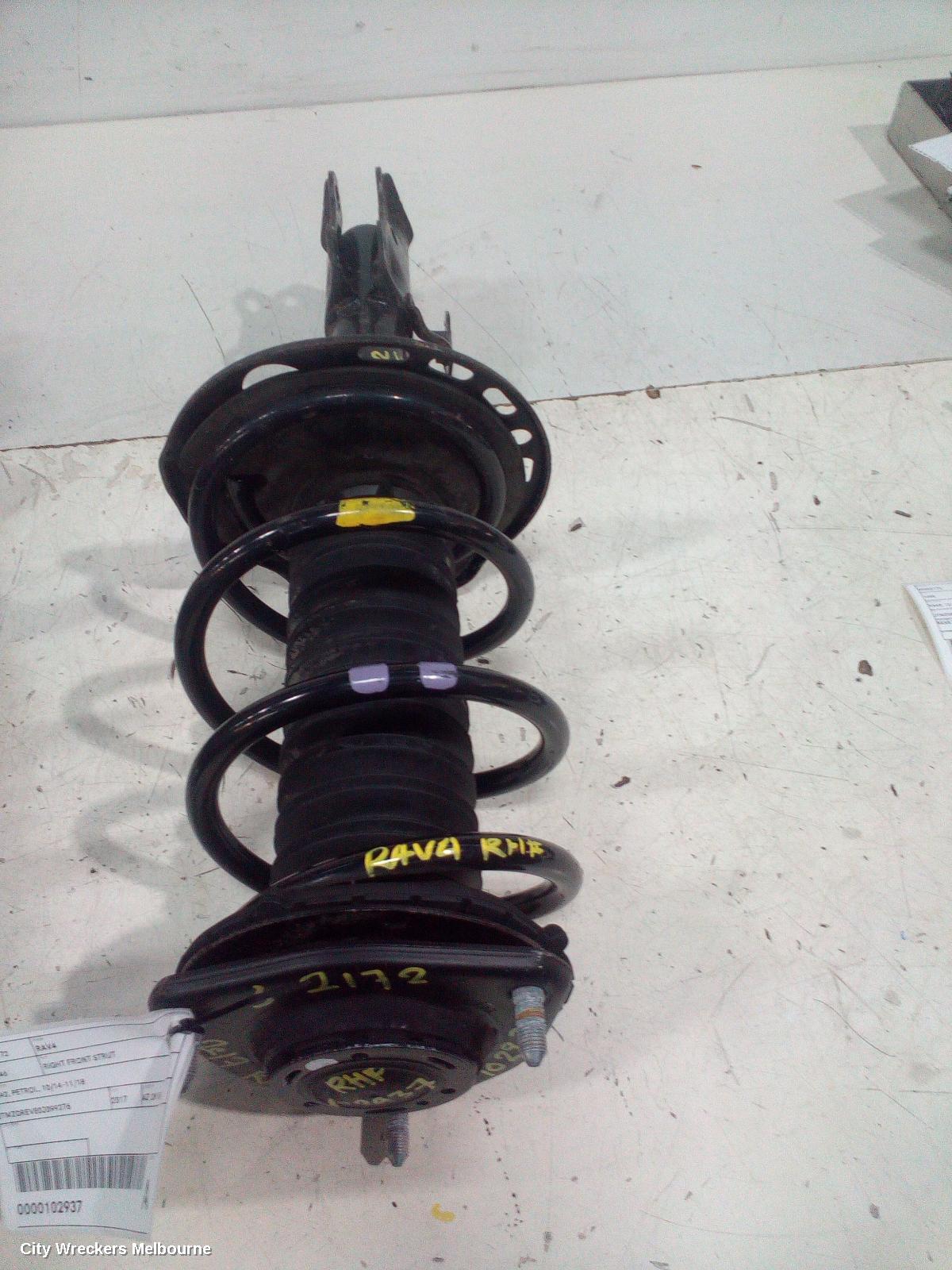 TOYOTA RAV4 RIGHT FRONT STRUT, XA40, PETROL, 10/2014 - 11/2018