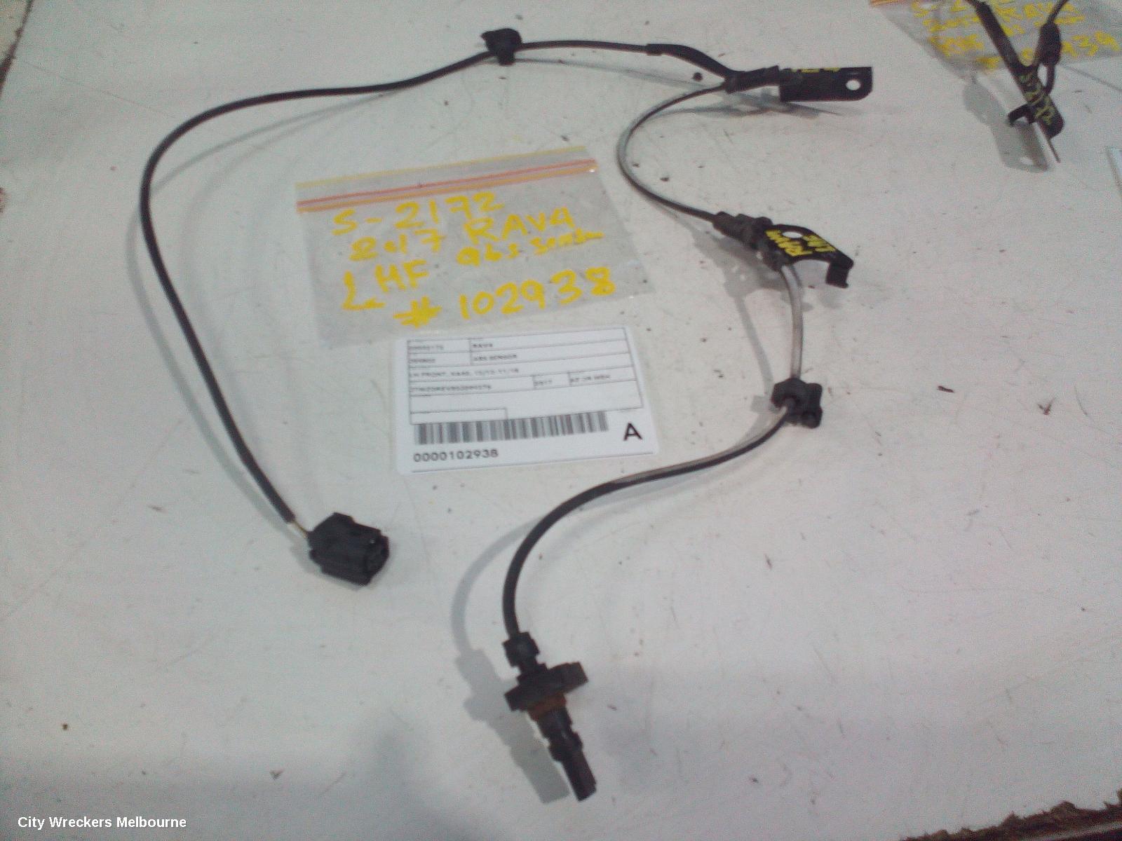 TOYOTA RAV4 ABS SENSOR, LH FRONT, XA40, 12/2012 - 11/2018
