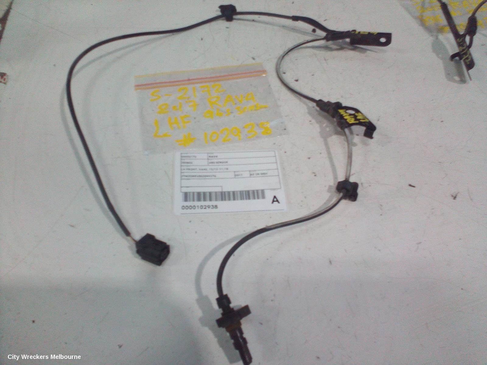 TOYOTA RAV4 ABS SENSOR, LH FRONT, XA40, 12/2012 - 11/2018