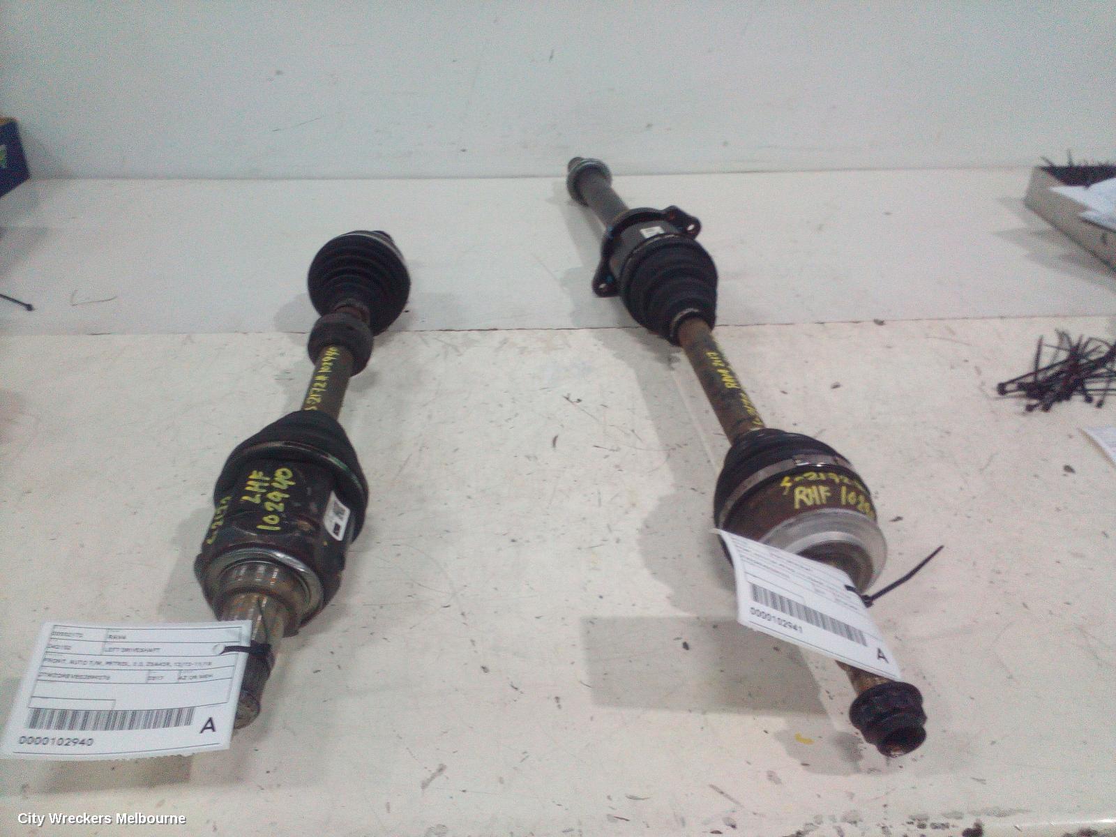 TOYOTA RAV4 LEFT DRIVESHAFT, FRONT, AUTO T/M, PETROL, 2.0, ZSA42R, 12/2012 - 11/2018