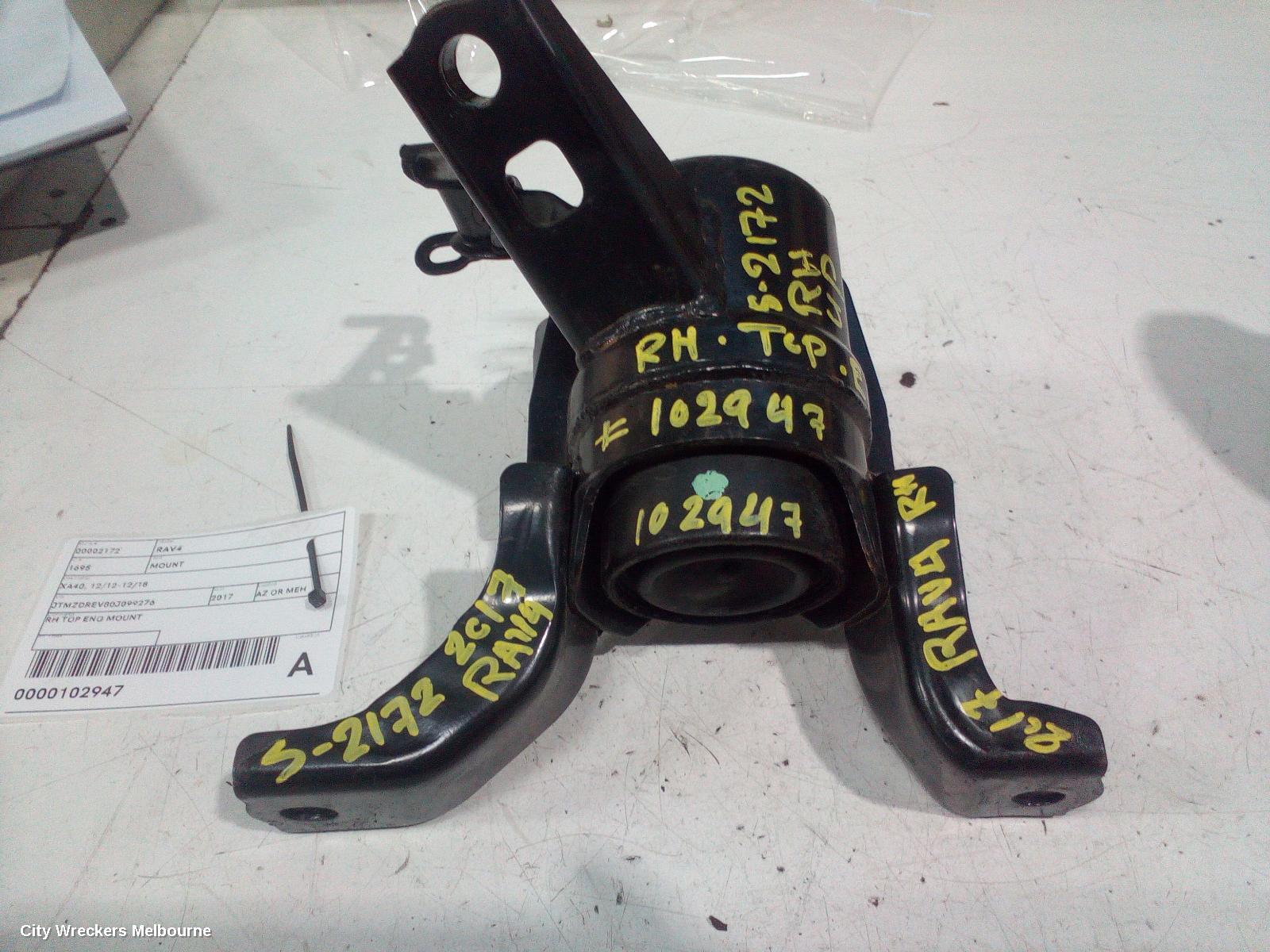 TOYOTA RAV4 MOUNT, XA40, 12/2012 - 12/2018