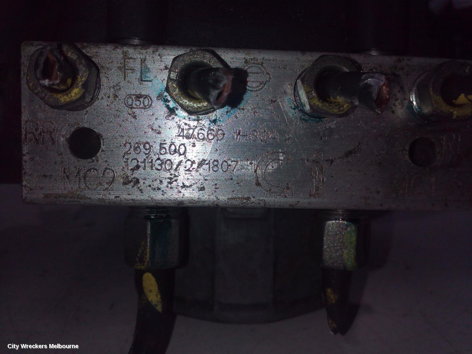 NISSAN MICRA ABS PUMP/MODULATOR, K13, 11/2010 - 12/2016