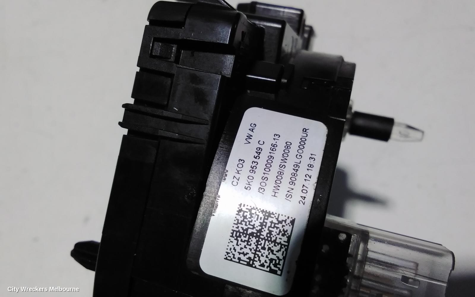 VOLKSWAGEN CADDY AIRBAG MODULE/SENSOR, CLOCKSPRING, 2K, 08/2010 - 06/2015