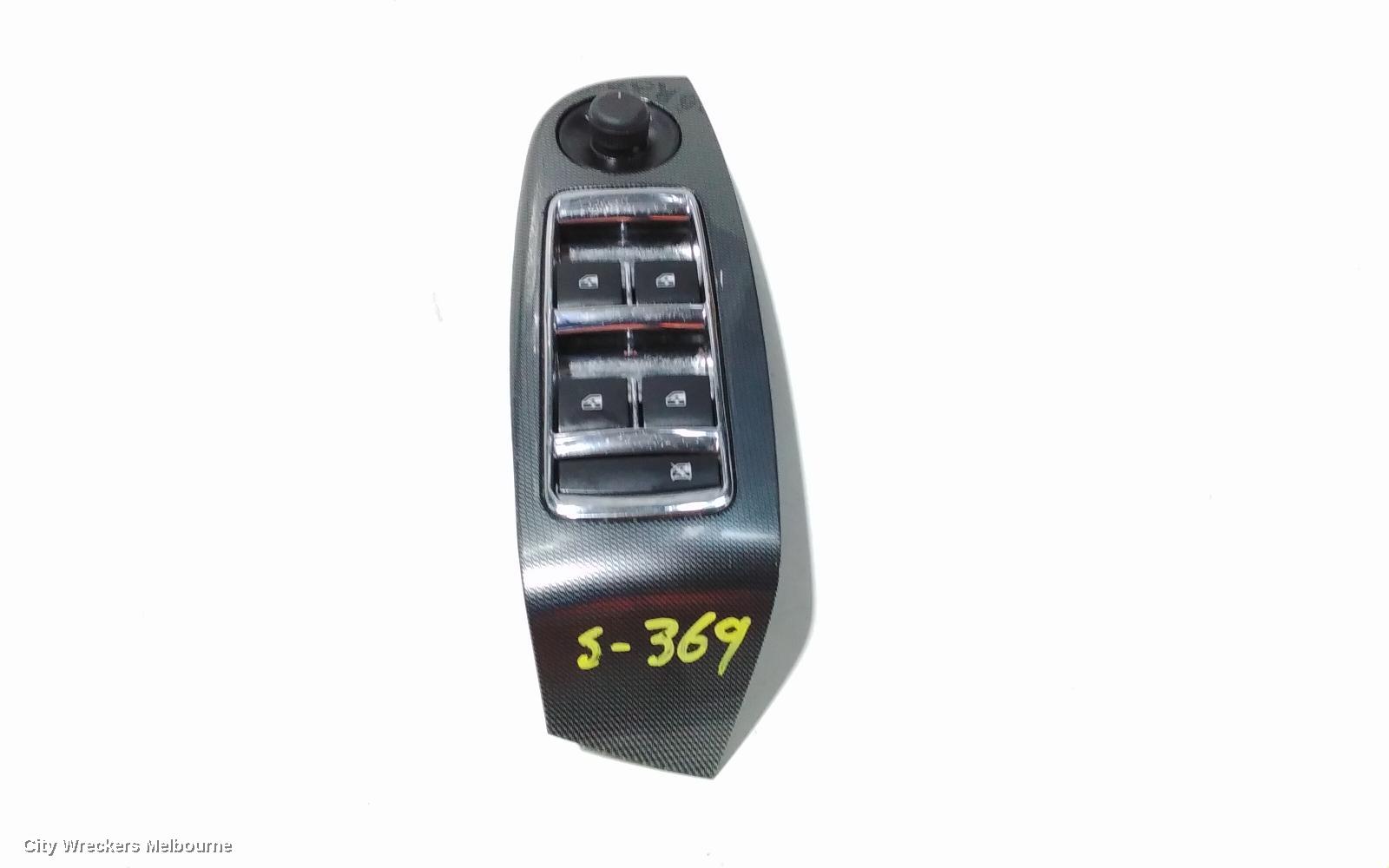 HOLDEN MALIBU PWR DR WIND SWITCH, RH FRONT (MASTER SWITCH), V300, 04/2013 - 12/2017