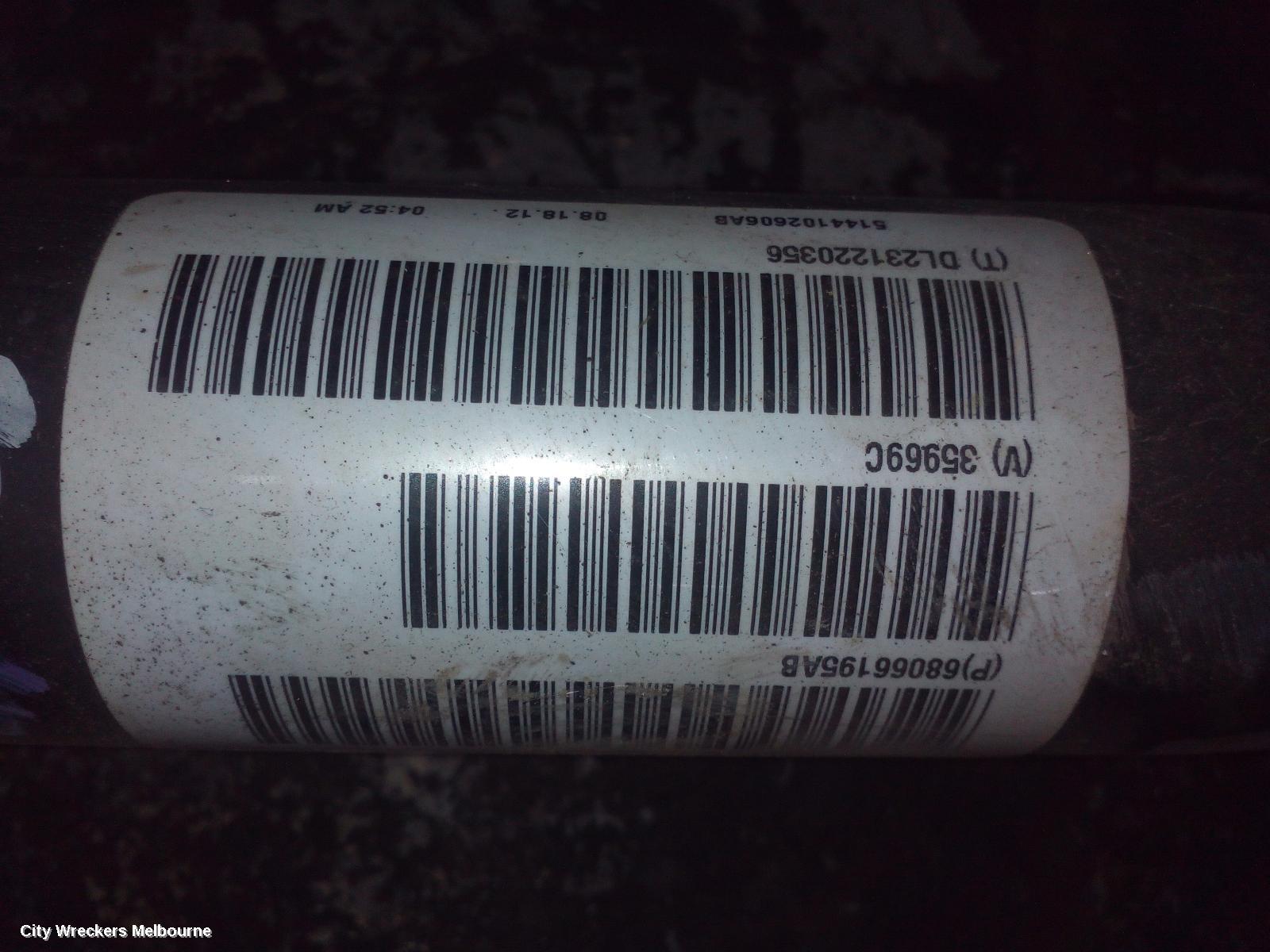 CHRYSLER 300C REAR DRIVE SHAFT, 3.6, PETROL, LX, 07/2012 - 12/2021