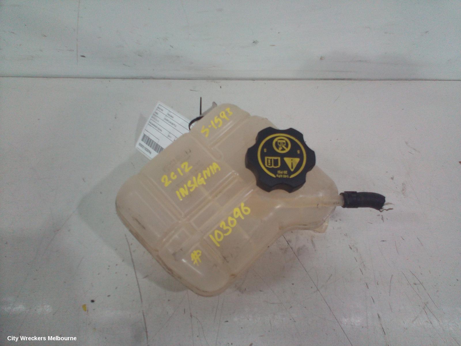 OPEL INSIGNIA OVERFLOW BOTTLE, 09/2012 - 12/2013