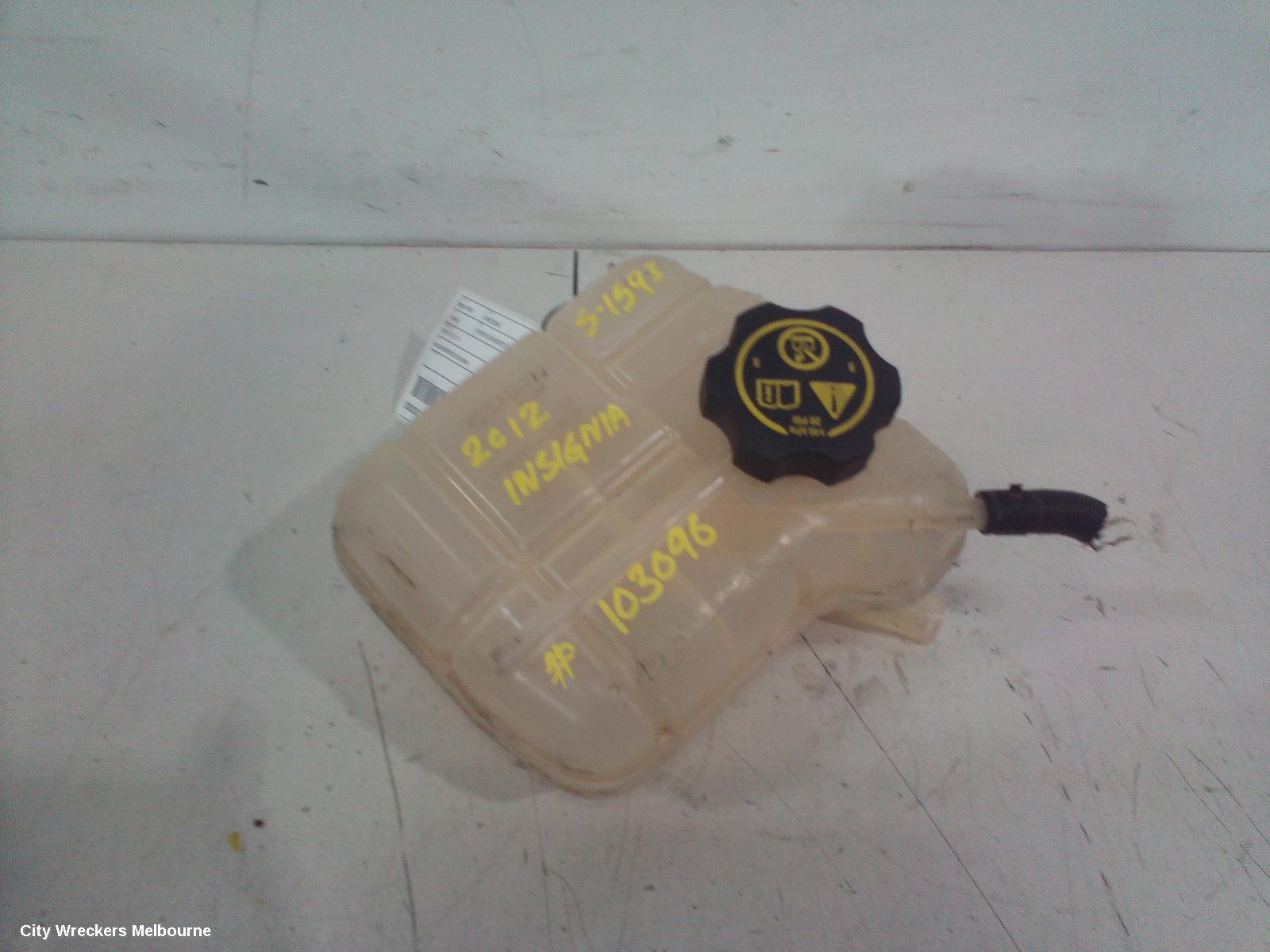 OPEL INSIGNIA OVERFLOW BOTTLE, 09/2012 - 12/2013