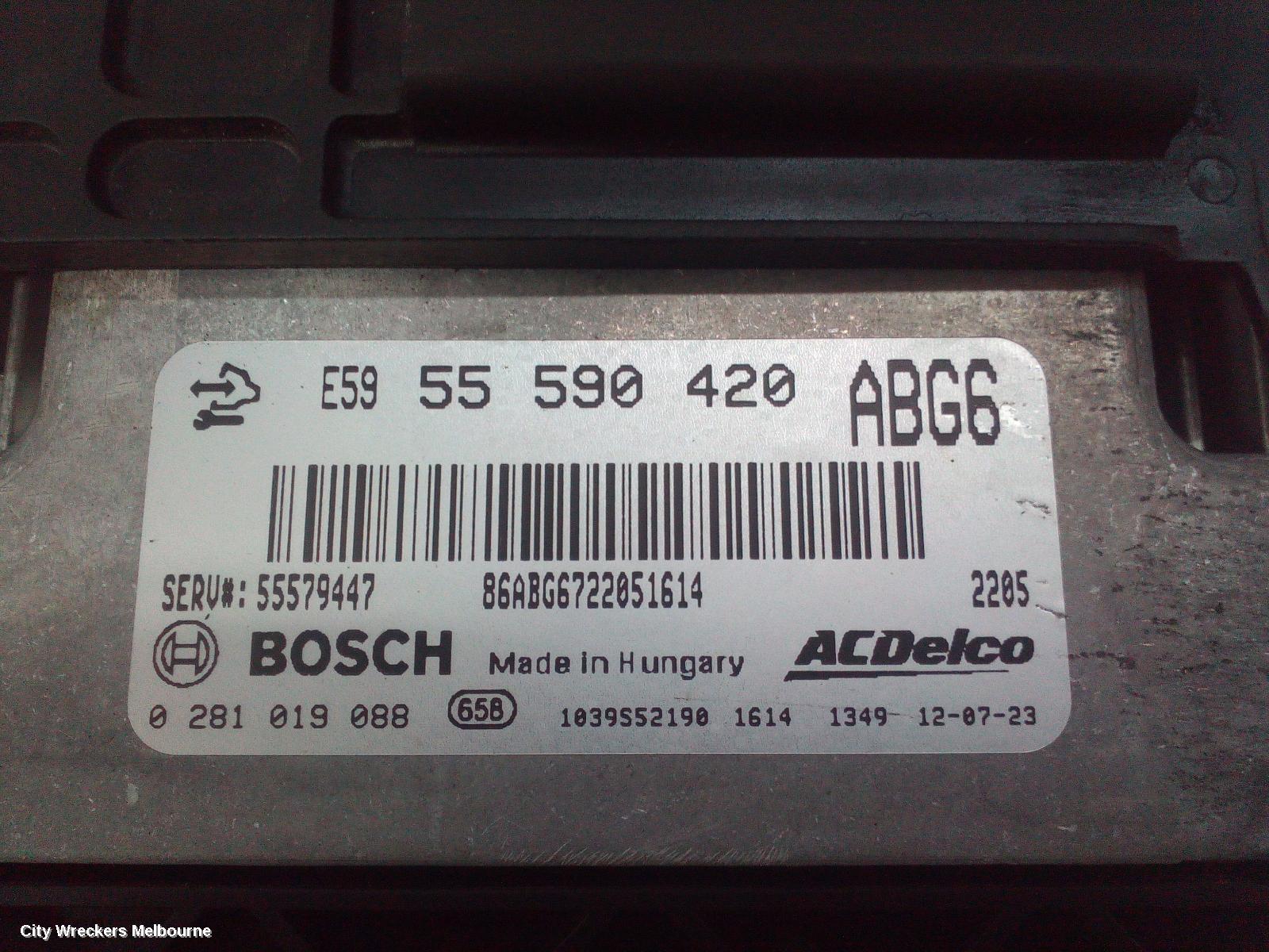 OPEL INSIGNIA ECU, 09/2012 - 12/2013