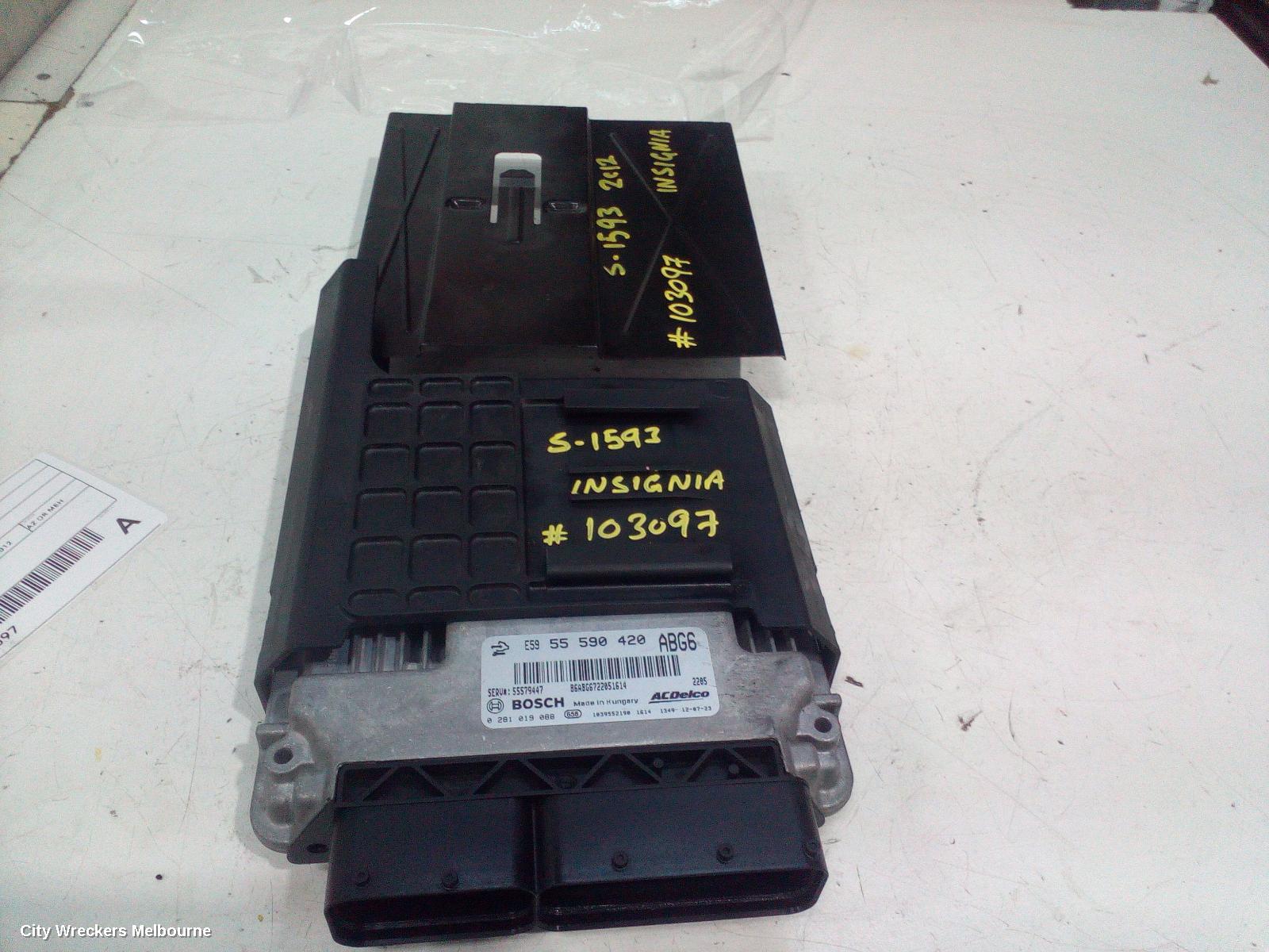 OPEL INSIGNIA ECU, 09/2012 - 12/2013