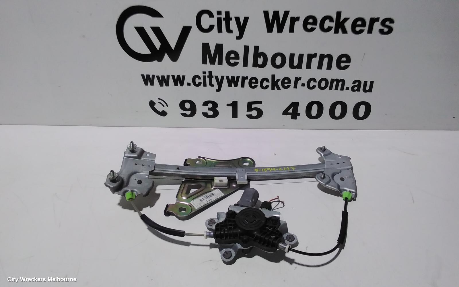 KIA CERATO LEFT FRONT WINDOW REG/MOTOR, TD, DOOR REG ASSY (REG AND MOTOR), COUPE/KOUP, 09/2009 - 03/2013