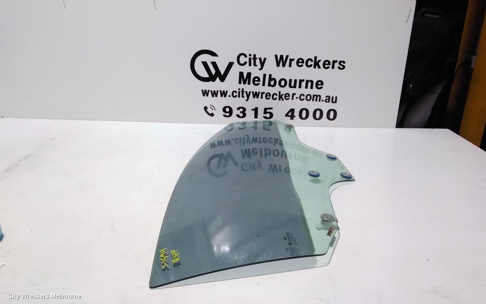 KIA CERATO RIGHT FRONT DOOR WINDOW, TD, COUPE/KOUP, 07/2009 - 03/2013