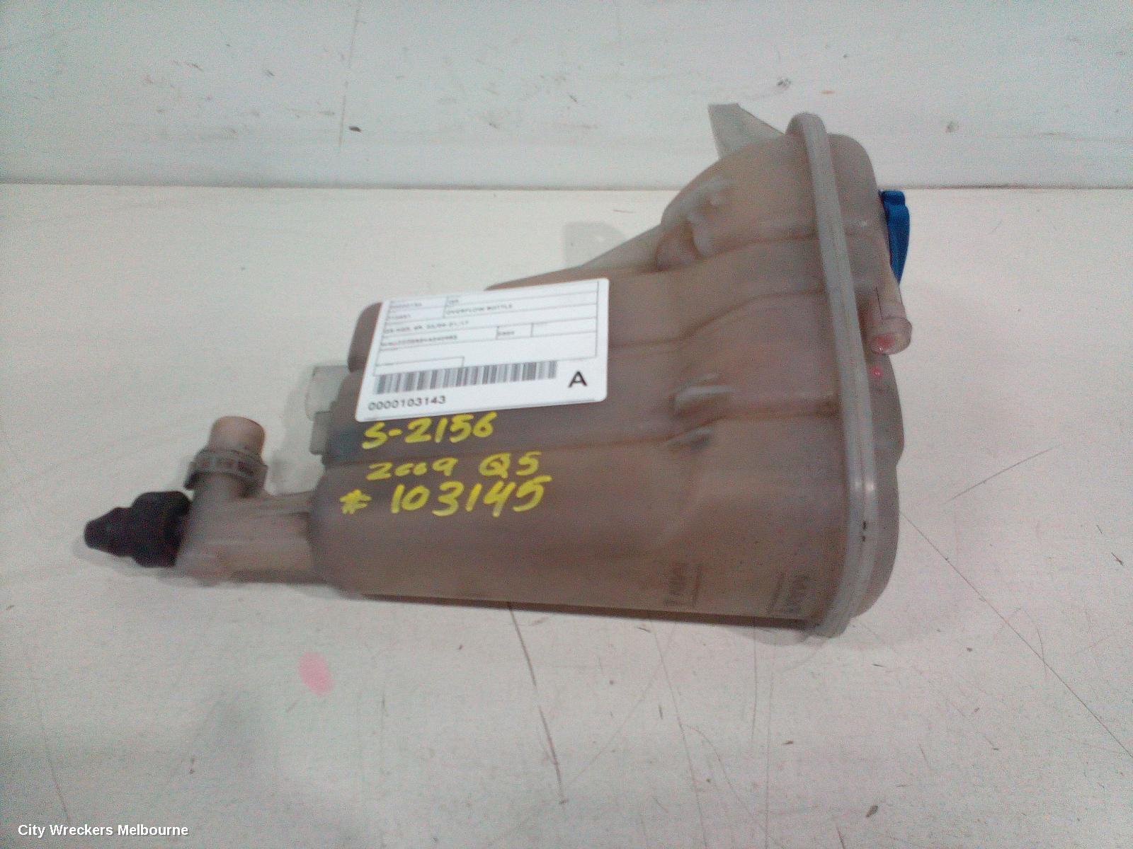 AUDI Q5 OVERFLOW BOTTLE, Q5/SQ5, 8R, 03/2009 - 01/2017