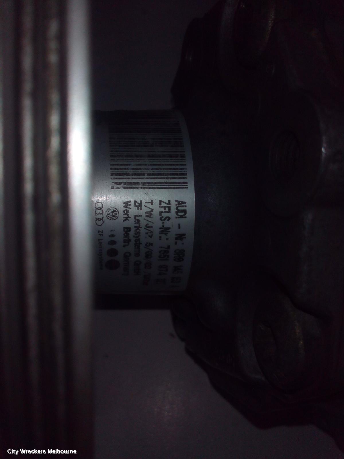 AUDI Q5 STEERING PUMP, PETROL, 2.0, 8R, 03/2009 - 03/2012
