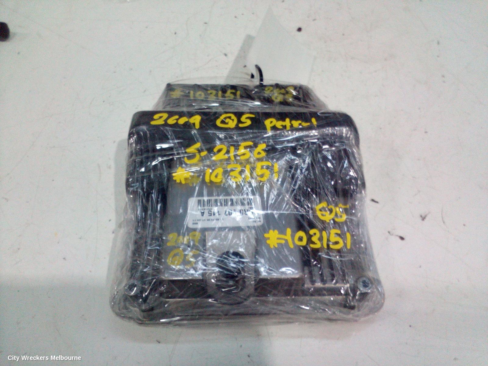AUDI Q5 ECU, ENGINE ECU, 2.0, PETROL, CDNC CODE, ECU ONLY, 8R, 03/2009 - 10/2012