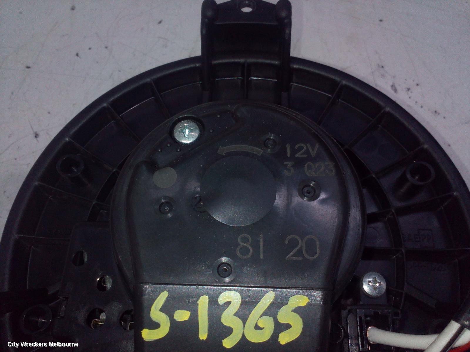 TOYOTA AURION HEATER FAN MOTOR, GSV50R, 02/2012 - 08/2017