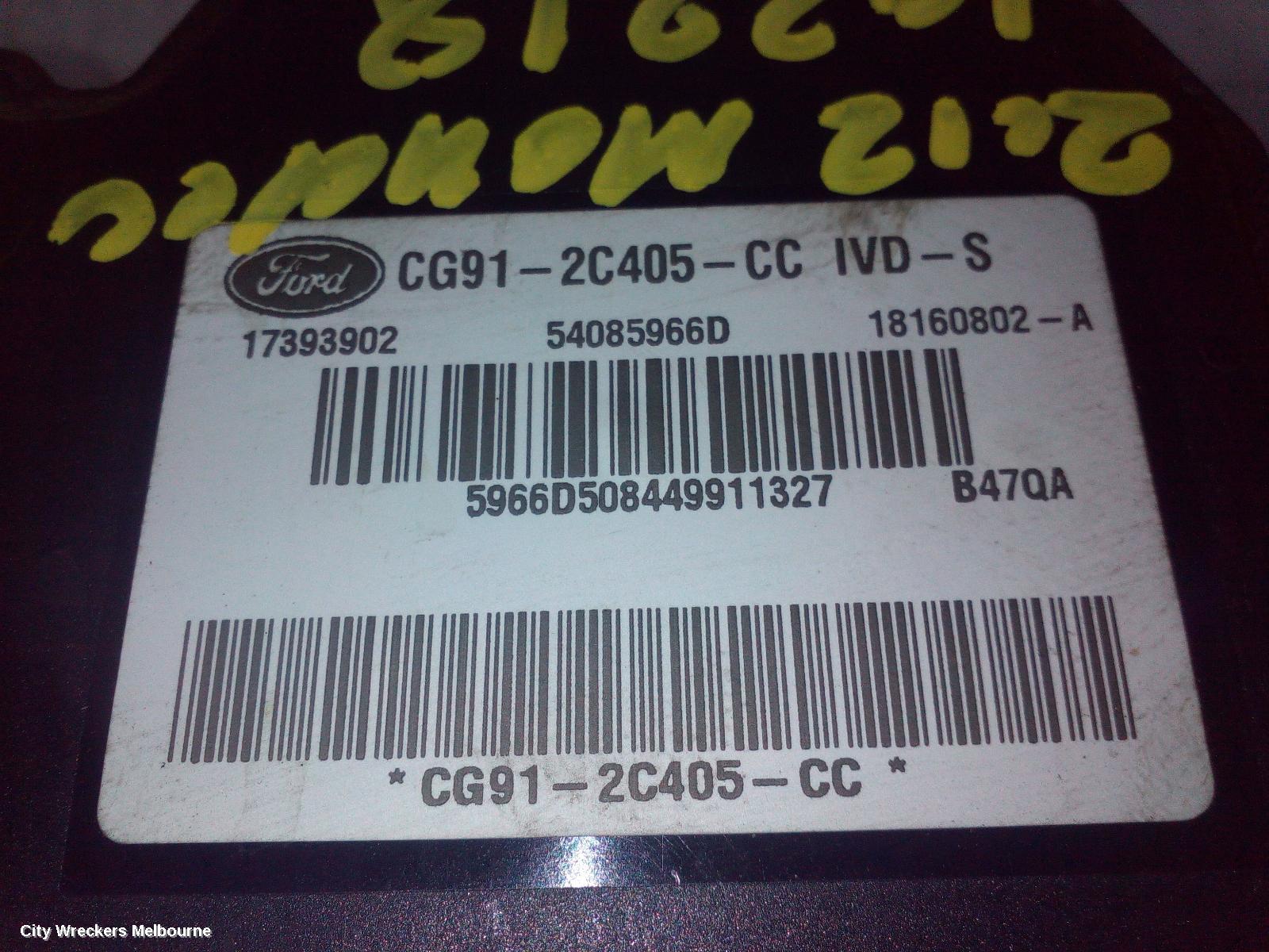FORD MONDEO ABS PUMP/MODULATOR, MA-MC, 10/2007 - 12/2014