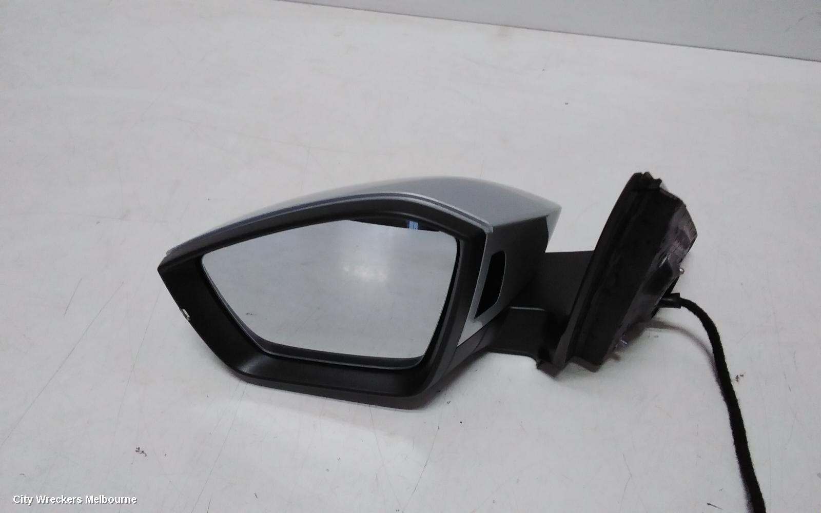 SKODA KAMIQ LEFT DOOR MIRROR, NW, POWER FOLD, W/ ONLY LANE KEEPING SYSTEM TYPE, 06/2020 ONWARDS