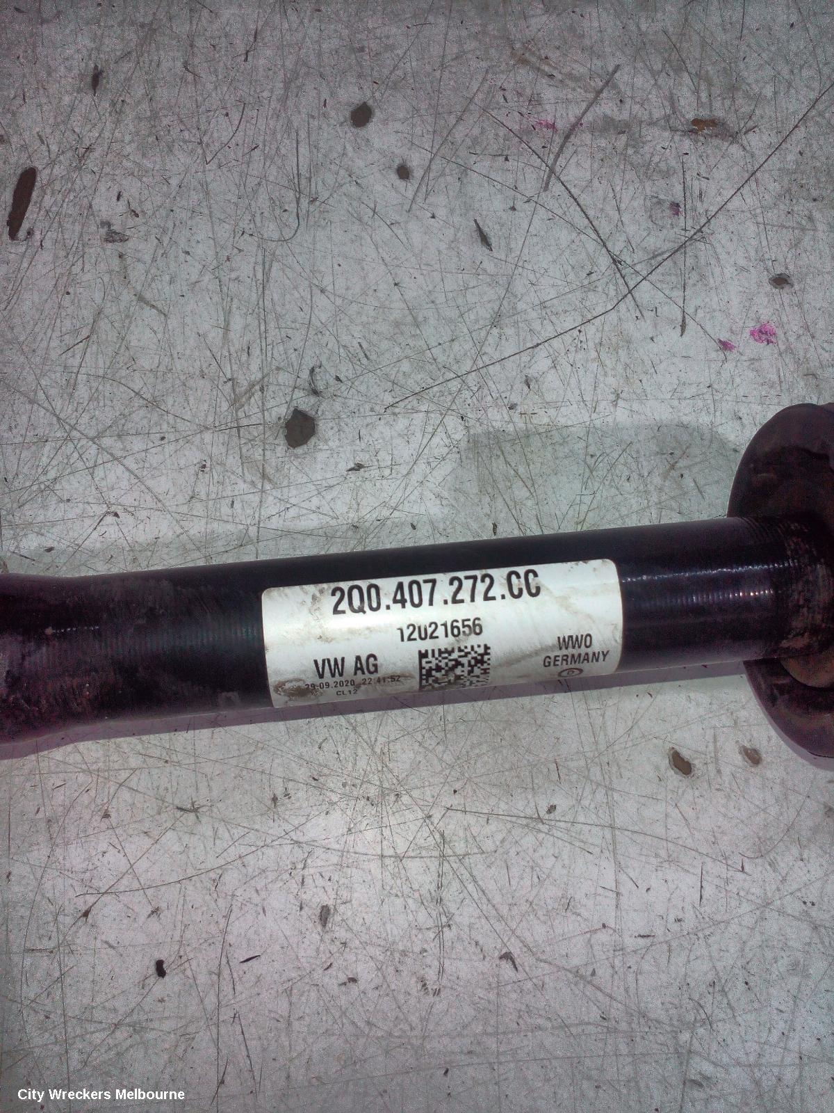 SKODA KAMIQ RIGHT DRIVESHAFT, FRONT, PETROL, 1.0, NW, 06/2020 ONWARDS