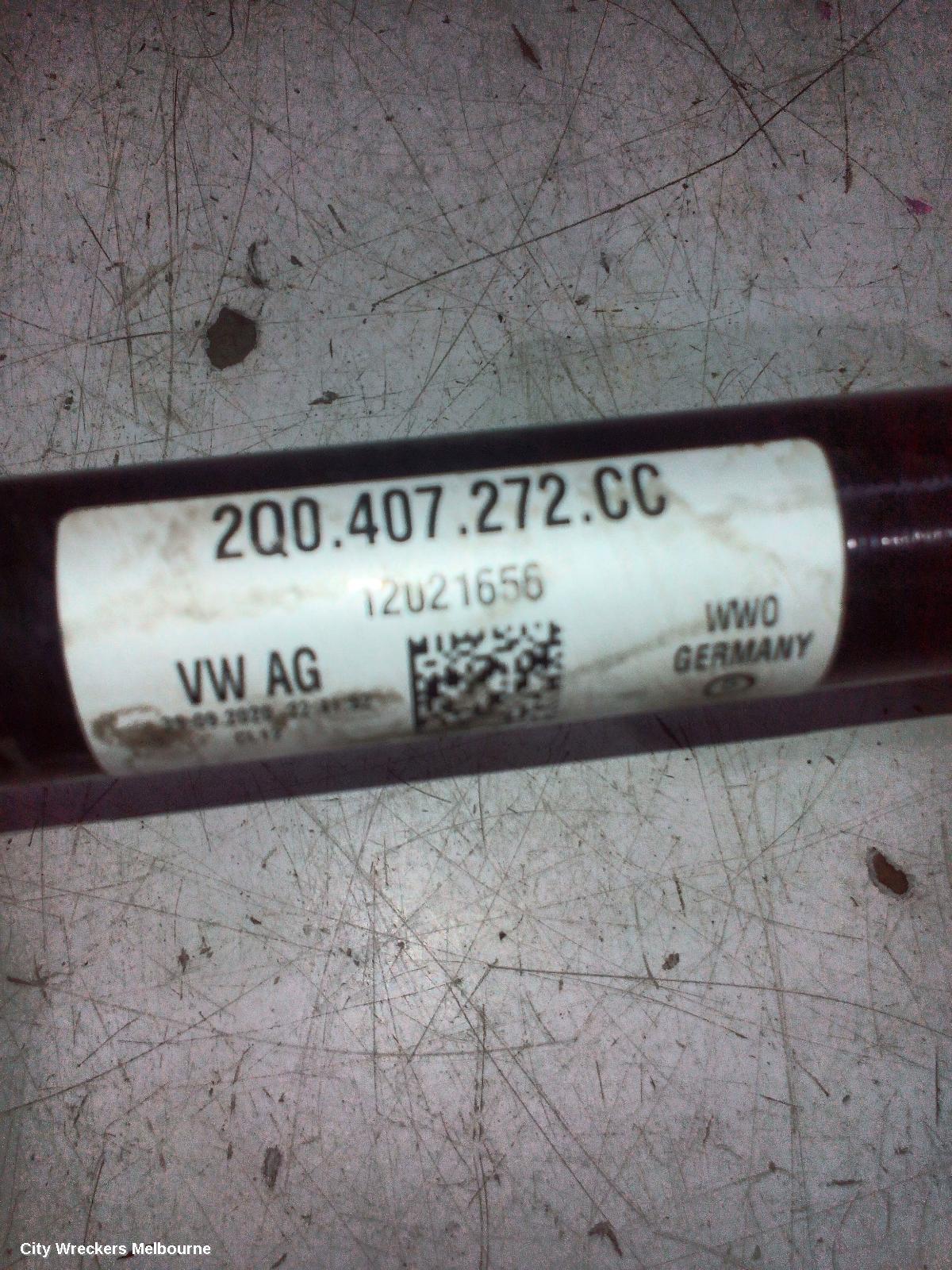 SKODA KAMIQ RIGHT DRIVESHAFT, FRONT, PETROL, 1.0, NW, 06/2020 ONWARDS