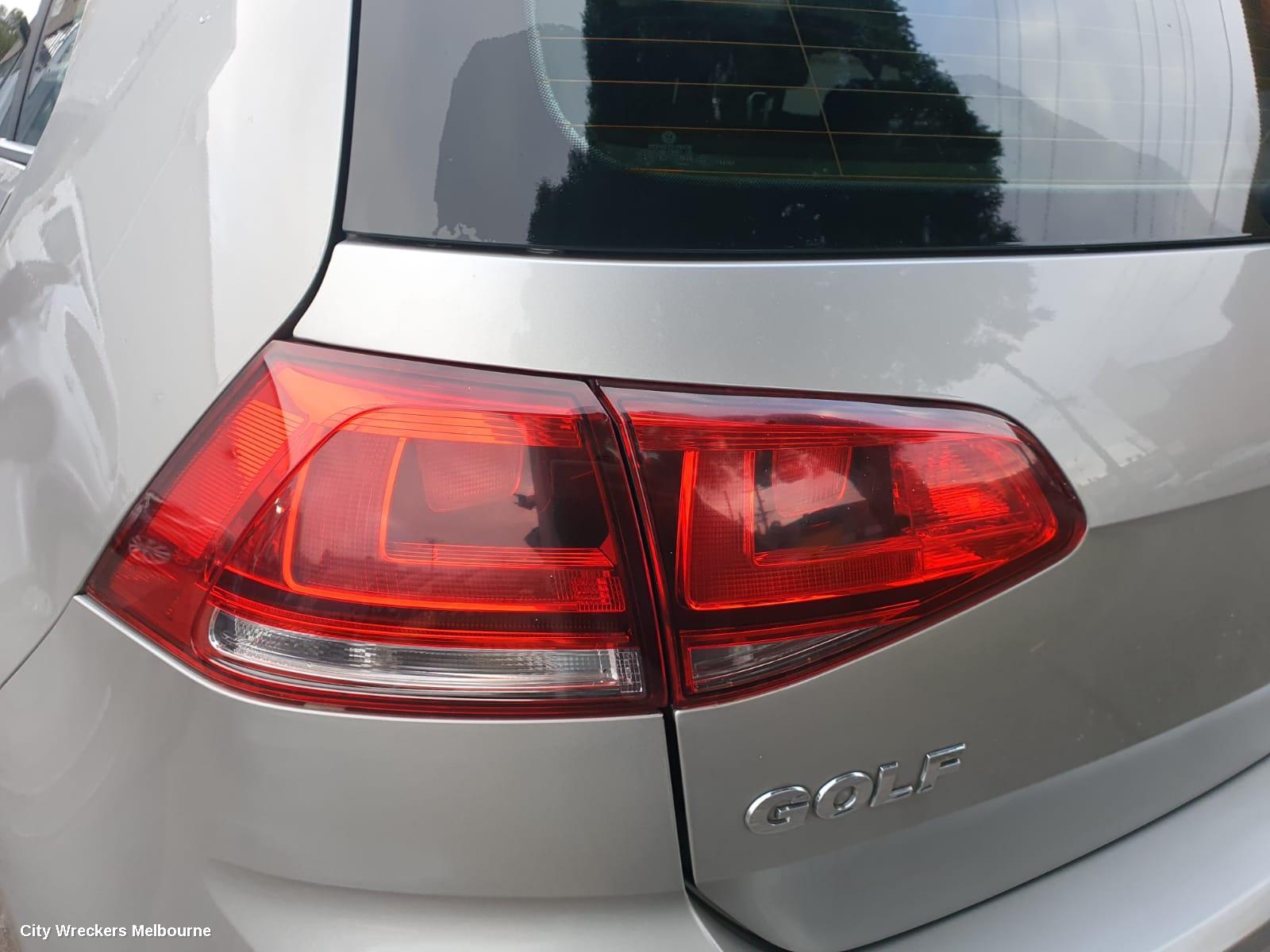 VOLKSWAGEN GOLF RIGHT TAILLIGHT, GEN 7, HATCH, 03/2013 - 03/2017