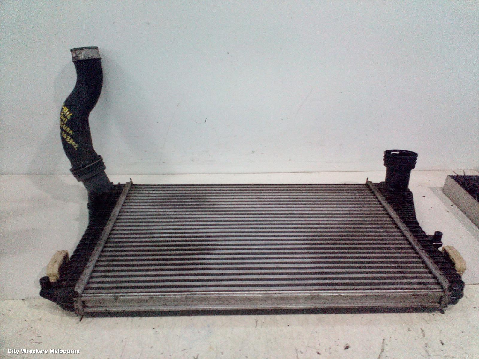 VOLKSWAGEN TIGUAN INTERCOOLER, PETROL, 2.0, CCZB CODE, 5N, 07/2011 - 08/2016